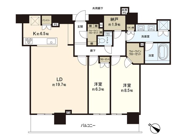Brillia Tower西新 間取図 Brillia Tower西新 間取図