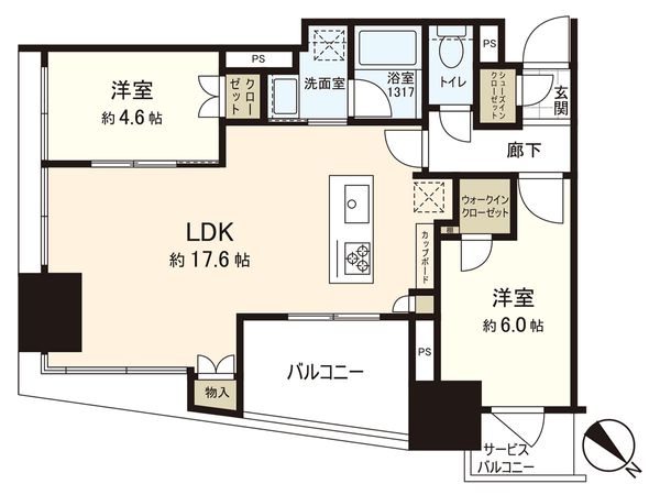 レーベン福岡天神ONE TOWER 間取図 レーベン福岡天神ONE TOWER 間取図