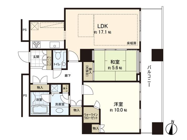 百道タワー 間取図 百道タワー 間取図