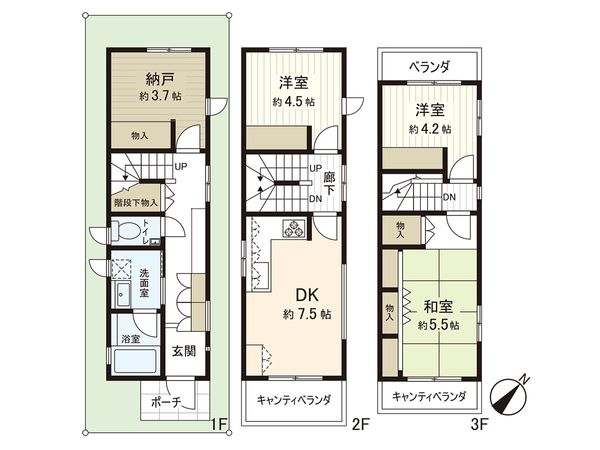 大宮一丁目 戸建 間取図 大宮一丁目 戸建 間取図