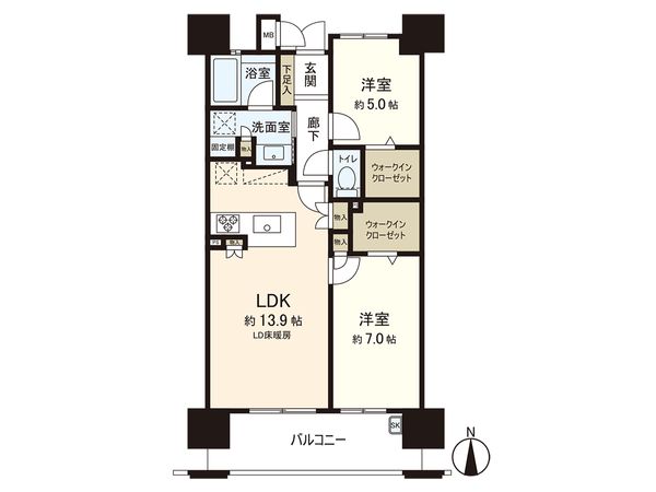 オーヴィジョン香椎浜ザ・シティ 間取図 オーヴィジョン香椎浜ザ・シティ 間取図