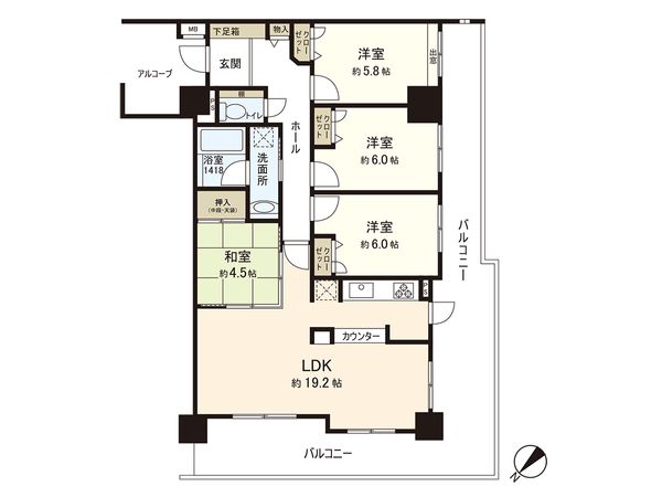 アンピール舞鶴 間取図 アンピール舞鶴 間取図