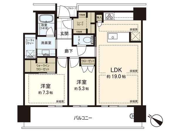 グランドメゾン福岡 The Central Luxe 間取図 グランドメゾン福岡 The Central Luxe 間取図