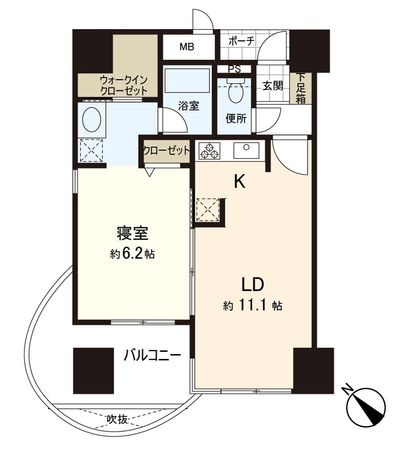 サンシティ博多フレックス21 間取図(平面図) サンシティ博多フレックス21 間取図(平面図)