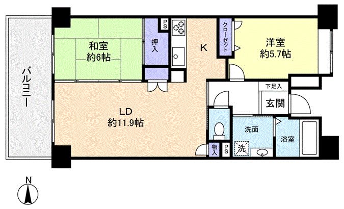 モートサイド赤坂 間取図 モートサイド赤坂 間取図