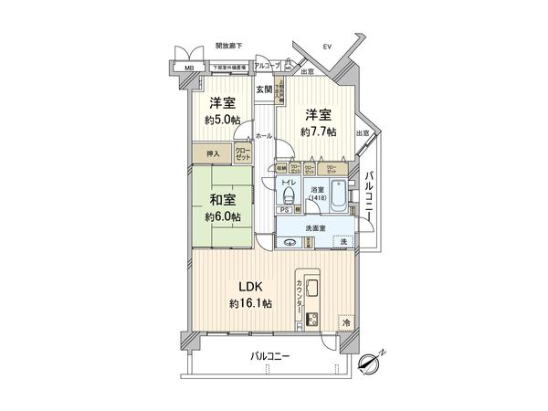 間取図(平面図) 間取図(平面図)