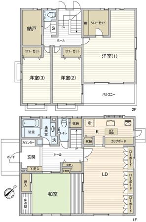 磯辺一丁目戸建 間取図 磯辺一丁目戸建 間取図