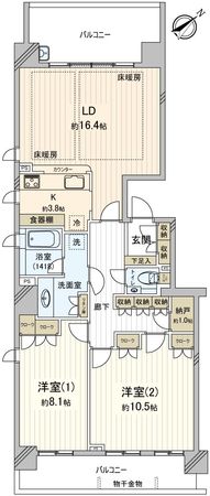 セントラルパーク・ウエストA棟 間取図 セントラルパーク・ウエストA棟 間取図
