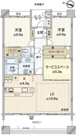 幕張ベイタウンファーストウイングA棟 間取図 幕張ベイタウンファーストウイングA棟 間取図