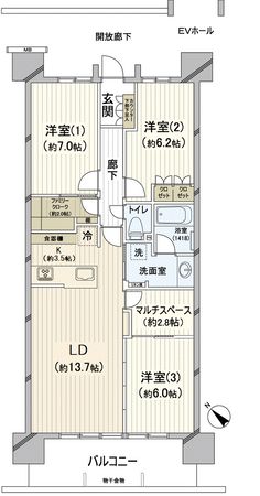 ブランシエラ検見川浜 間取図 ブランシエラ検見川浜 間取図