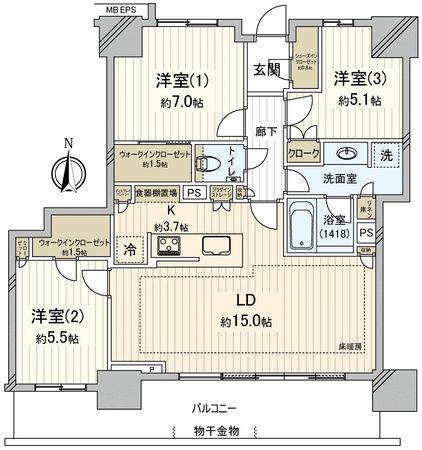 幕張ベイパーク スカイグランドタワー 間取図 幕張ベイパーク スカイグランドタワー 間取図