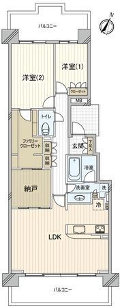 幕張ビーチテラス 間取図(平面図) 幕張ビーチテラス 間取図(平面図)