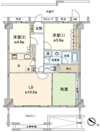 パティオス2番街 間取図 パティオス2番街 間取図