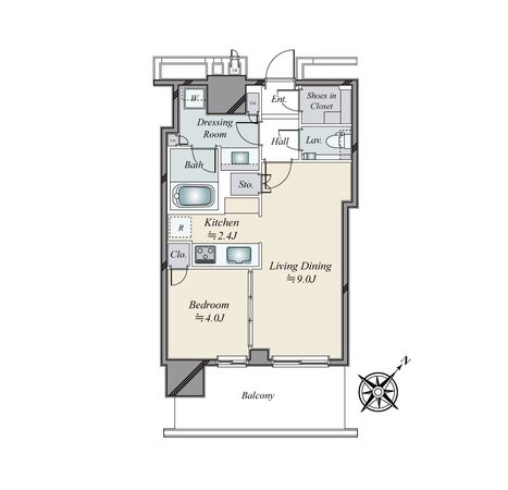 MID TOWER GRAND 間取図(平面図) MID TOWER GRAND 間取図(平面図)