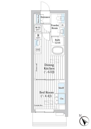 ライオンズフォーシア築地ステーション 間取図(平面図) ライオンズフォーシア築地ステーション 間取図(平面図)