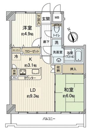 マイキャッスルリバーフロントタワー銀座東 間取図(平面図) マイキャッスルリバーフロントタワー銀座東 間取図(平面図)