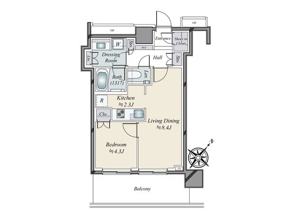 MID TOWER GRAND 間取図 MID TOWER GRAND 間取図
