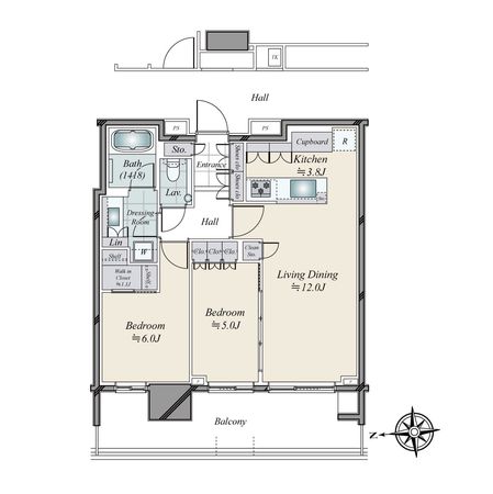 HARUMI FLAG PARK VILLAGE T棟 間取図 HARUMI FLAG PARK VILLAGE T棟 間取図