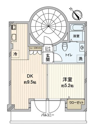 スパイラルコート市川 間取図 スパイラルコート市川 間取図