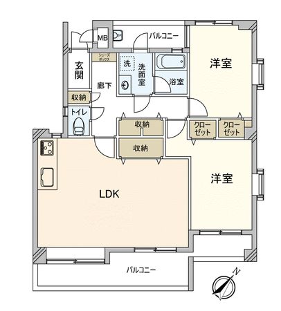 クリスタルパレス新田 間取図 クリスタルパレス新田 間取図
