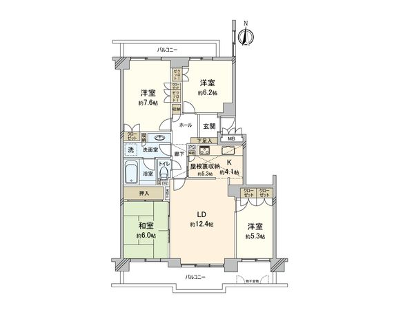新本牧壱番館 間取図 新本牧壱番館 間取図