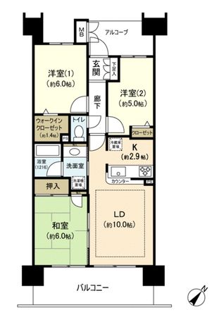 ベイステージ横浜432 間取り ベイステージ横浜432 間取り