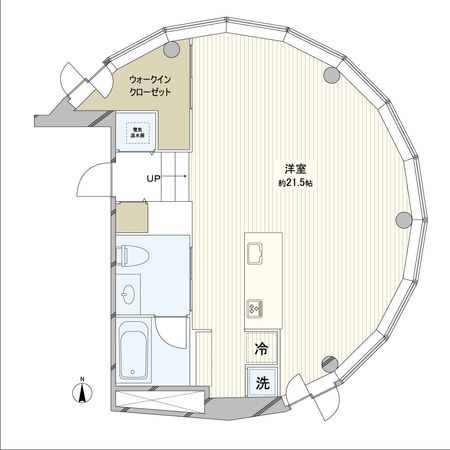 タワーズシティ1st 間取図(平面図) タワーズシティ1st 間取図(平面図)