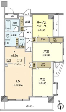 マークミュー南太田 間取り マークミュー南太田 間取り