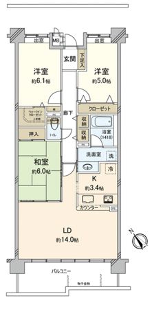 エス・バイ・エルマンション鶴見中央 間取り エス・バイ・エルマンション鶴見中央 間取り