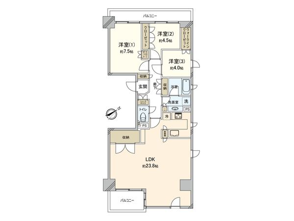 パークヒルズM棟 間取図 パークヒルズM棟 間取図
