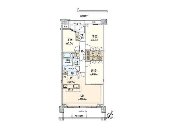 横濱紅葉坂レジデンス参番館 間取図 横濱紅葉坂レジデンス参番館 間取図