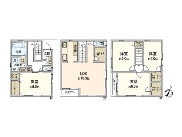 石川町一丁目戸建 間取図 石川町一丁目戸建 間取図
