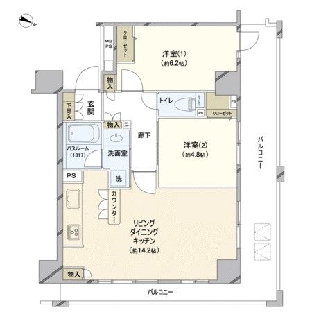 グーディッシュ新子安 間取図 グーディッシュ新子安 間取図
