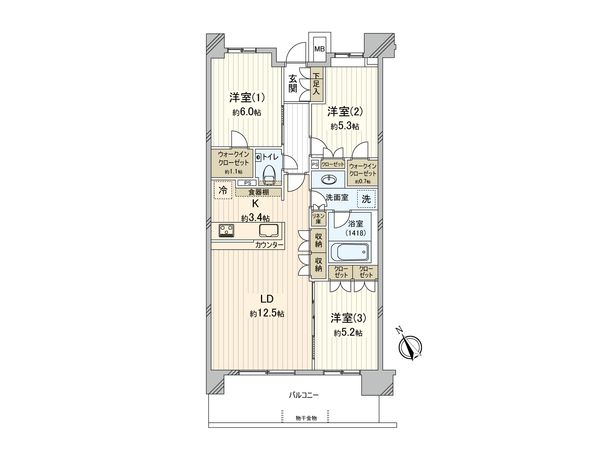 ザ・パークハウス東戸塚テラス 間取図 ザ・パークハウス東戸塚テラス 間取図