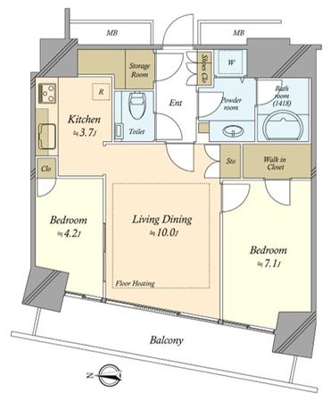 間取図(平面図) 間取図(平面図)