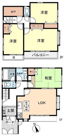 高円寺南5丁目戸建 間取図 高円寺南5丁目戸建 間取図