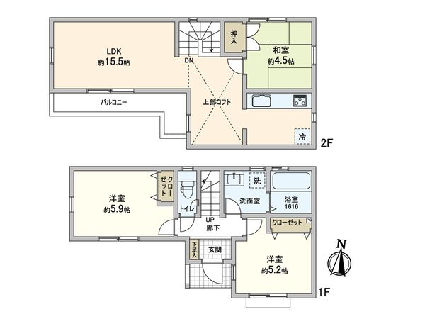 荻窪一丁目戸建 間取図 荻窪一丁目戸建 間取図