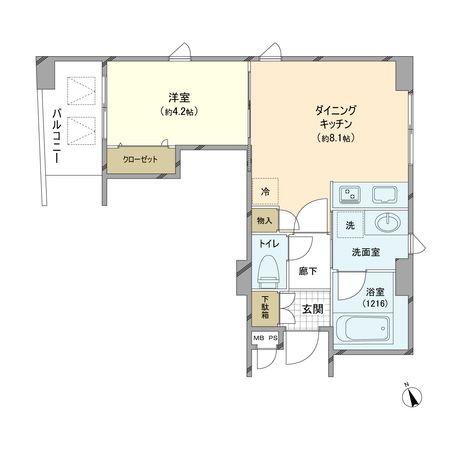 アビテ市ヶ谷仲之町 間取図 アビテ市ヶ谷仲之町 間取図