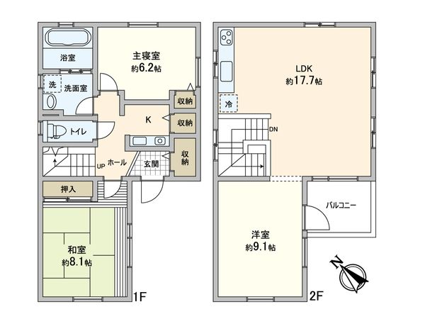 上北沢5丁目戸建 間取図 上北沢5丁目戸建 間取図
