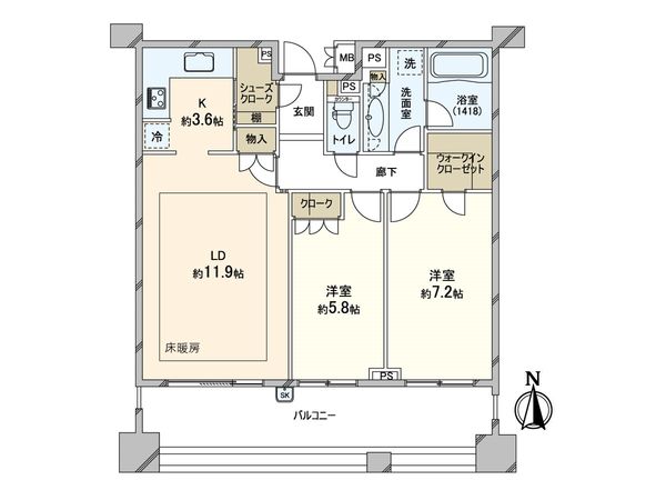 武蔵野フィールド・レジデンス 間取図 武蔵野フィールド・レジデンス 間取図