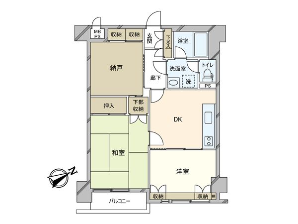 ライオンズマンション調布駅前 間取図(平面図) ライオンズマンション調布駅前 間取図(平面図)