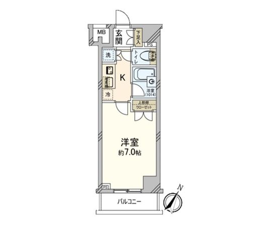 パレステュディオ新宿パークサイド 間取図 パレステュディオ新宿パークサイド 間取図