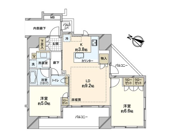 ブランズ代々木西参道 間取図 ブランズ代々木西参道 間取図