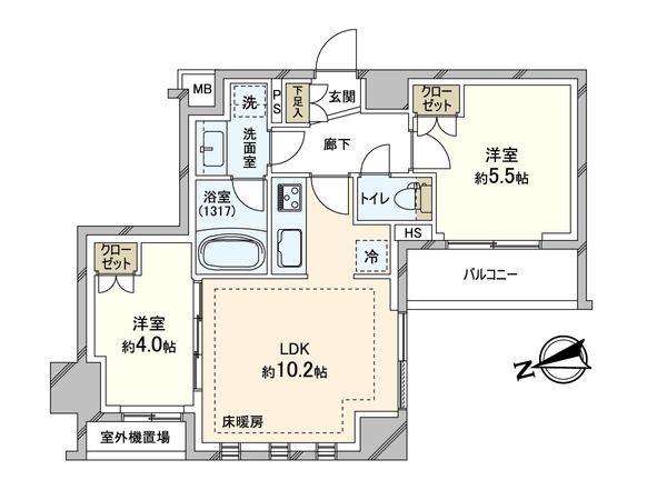 オープンレジデンシア調布 間取図 オープンレジデンシア調布 間取図