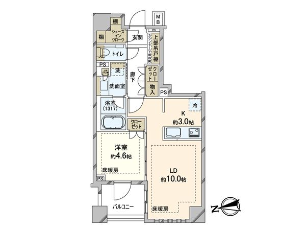 クレヴィア荻窪 間取図 クレヴィア荻窪 間取図