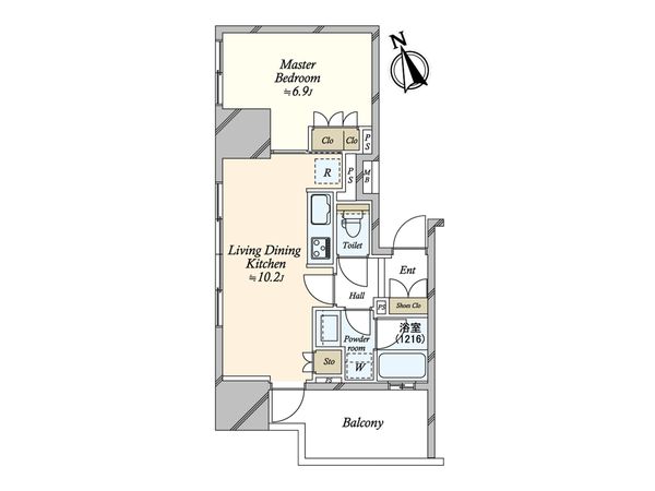 サンウッド東中野 間取図 サンウッド東中野 間取図
