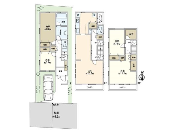 松原2丁目戸建 間取図 松原2丁目戸建 間取図
