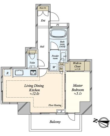 パークタワー上野池之端 間取 パークタワー上野池之端 間取