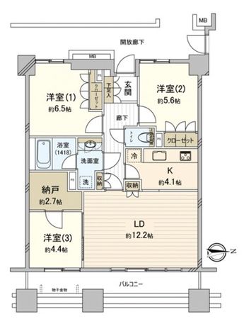 石神井公園ピアレス・ザ・タワー 間取図 石神井公園ピアレス・ザ・タワー 間取図
