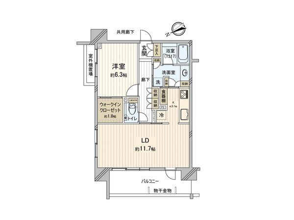 エスポアコート要町 間取図(平面図) エスポアコート要町 間取図(平面図)